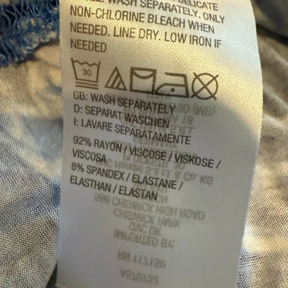 Animal melange V-neck Maxi Dress Size 1x - Picture 5 of 5